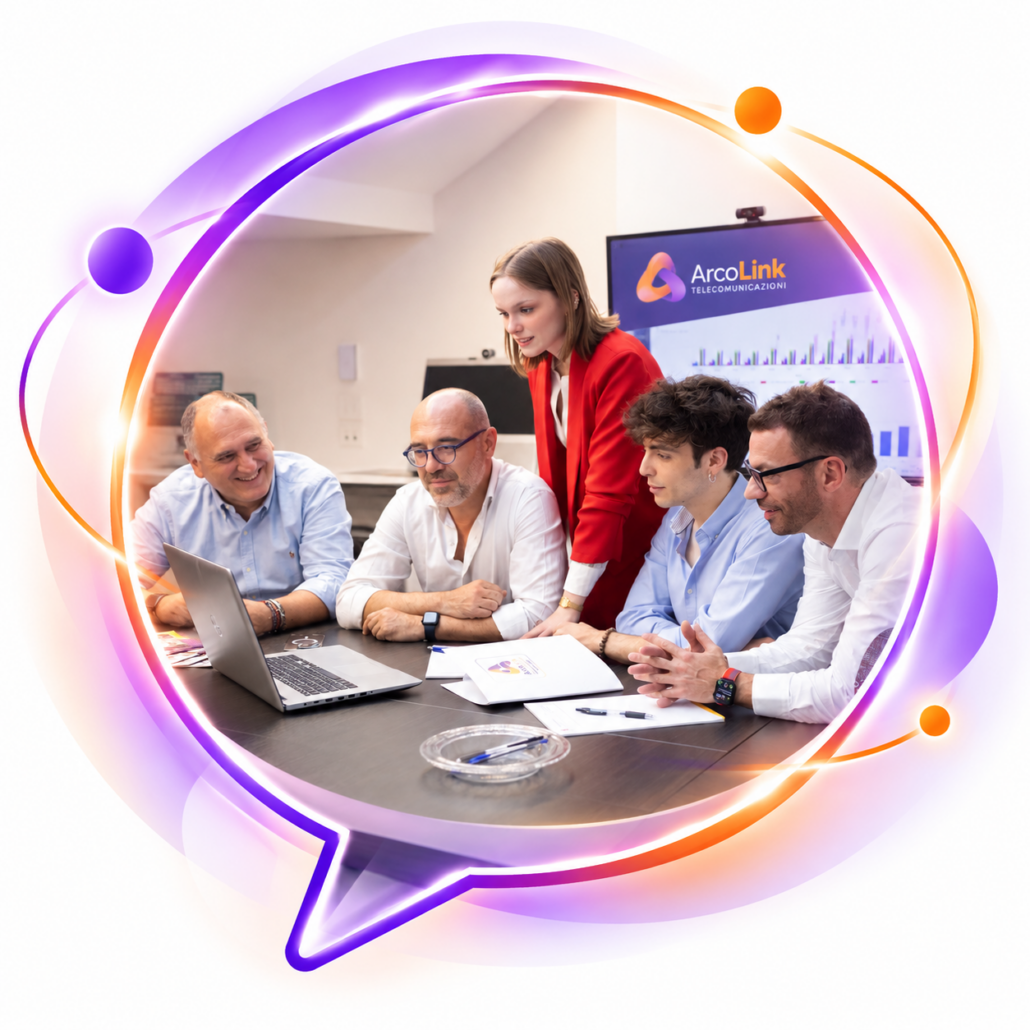 Riunione Del Team Arcolink Al Lavoro internet business continuity